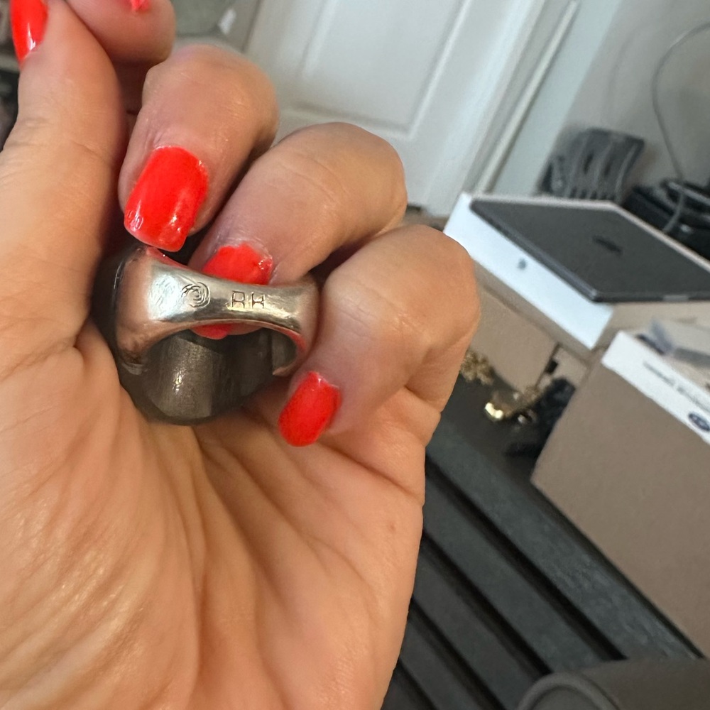 RR flower silver ring - Picture 5 of 12